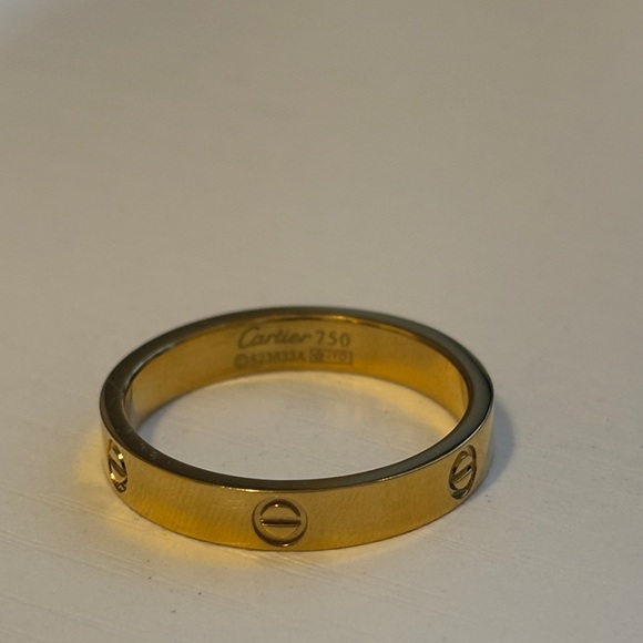 Cartier Yellow Gold Band with Screw Motif